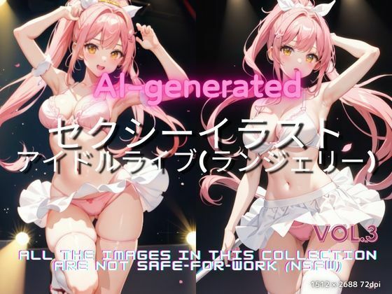 ＃AIgenerated， ＃adultfemale， ＃lockscreen【AI生成セクシーアイドルライブ待ち受けコレクションVol.3】