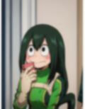僕のヒーローアカデミアの蛙吹梅雨から送られてきた自撮り写真 画像1