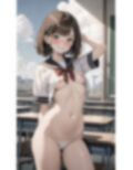 AIイラスト美少女画像集100選Vol.6 女子校生が教室で 画像1