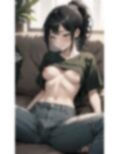 AIイラスト美少女画像集100選Vol.7 ポニーテール娘の朝 画像4