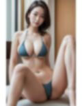 【Gカップ美女】がベッドであなたを誘惑_AIグラビア写真集 画像4