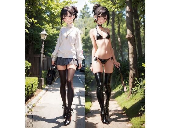 茂みに連れ込んでエロ下着観察 茂みに連れ込んでエロ下着観察