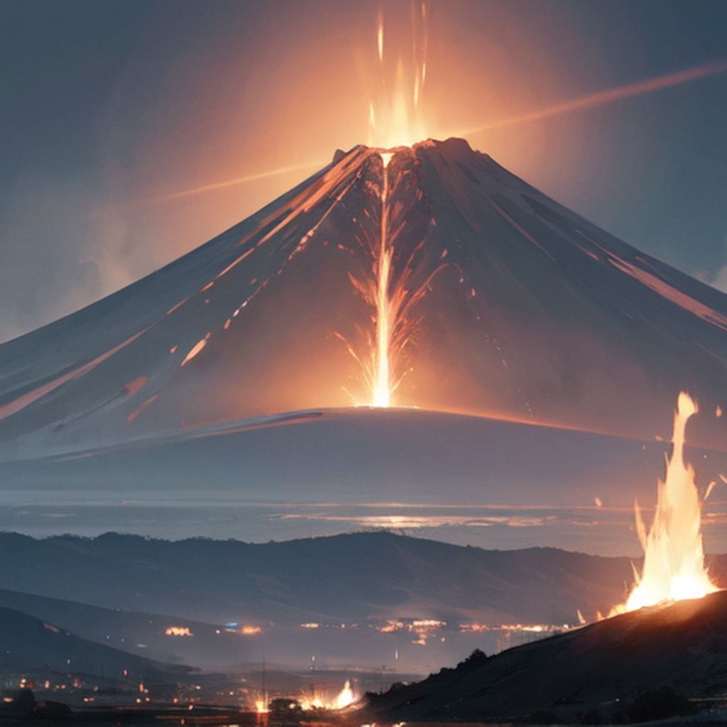 火山・隕石 背景素材 画像6