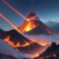 火山・隕石 背景素材 画像3