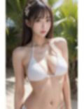 AI美女写真集「夏！ビキニ」No.4白ビキニ 画像1