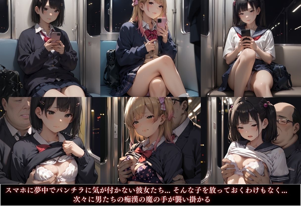 電車痴●〜狙われた3人の女子校生〜 画像2