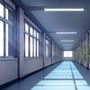 【背景素材】廊下（6069_bg03）【時間差分あり】