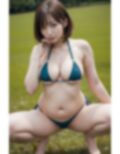 ビキニ美女が野外でいきなり開脚_AIグラビア写真集_ver.1 画像1