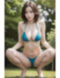 ビキニ美女が野外でいきなり開脚_AIグラビア写真集_ver.1 画像3