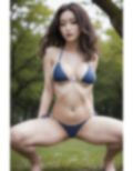 ビキニ美女が野外でいきなり開脚_AIグラビア写真集_ver.1 画像5