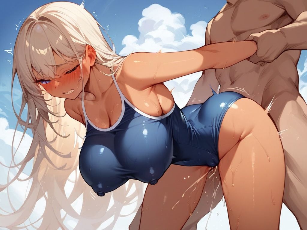 金髪スク水爆乳美少女とひと夏の思いでvol.1 画像9