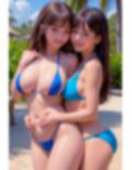 【113枚！】巨乳レズのキス事情【AI美女グラビア写真集】 画像6