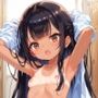 日焼け跡少女の着替え3
