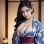 清楚な和服美女が夜は布団で乱れる_グラビア写真集