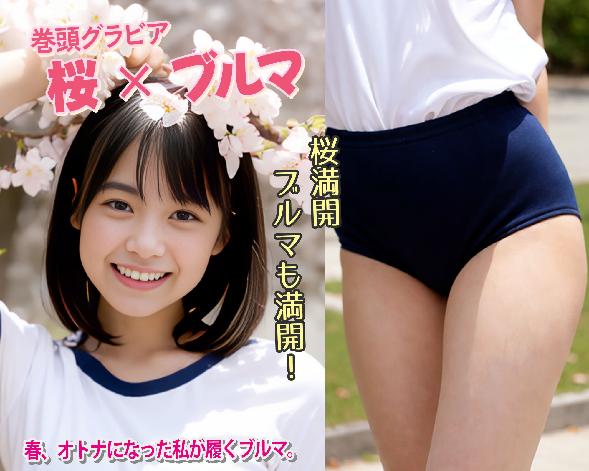 サンプル画像1:ブルマ・ジェラート ＃1(AI都市伝説) [d_469692]