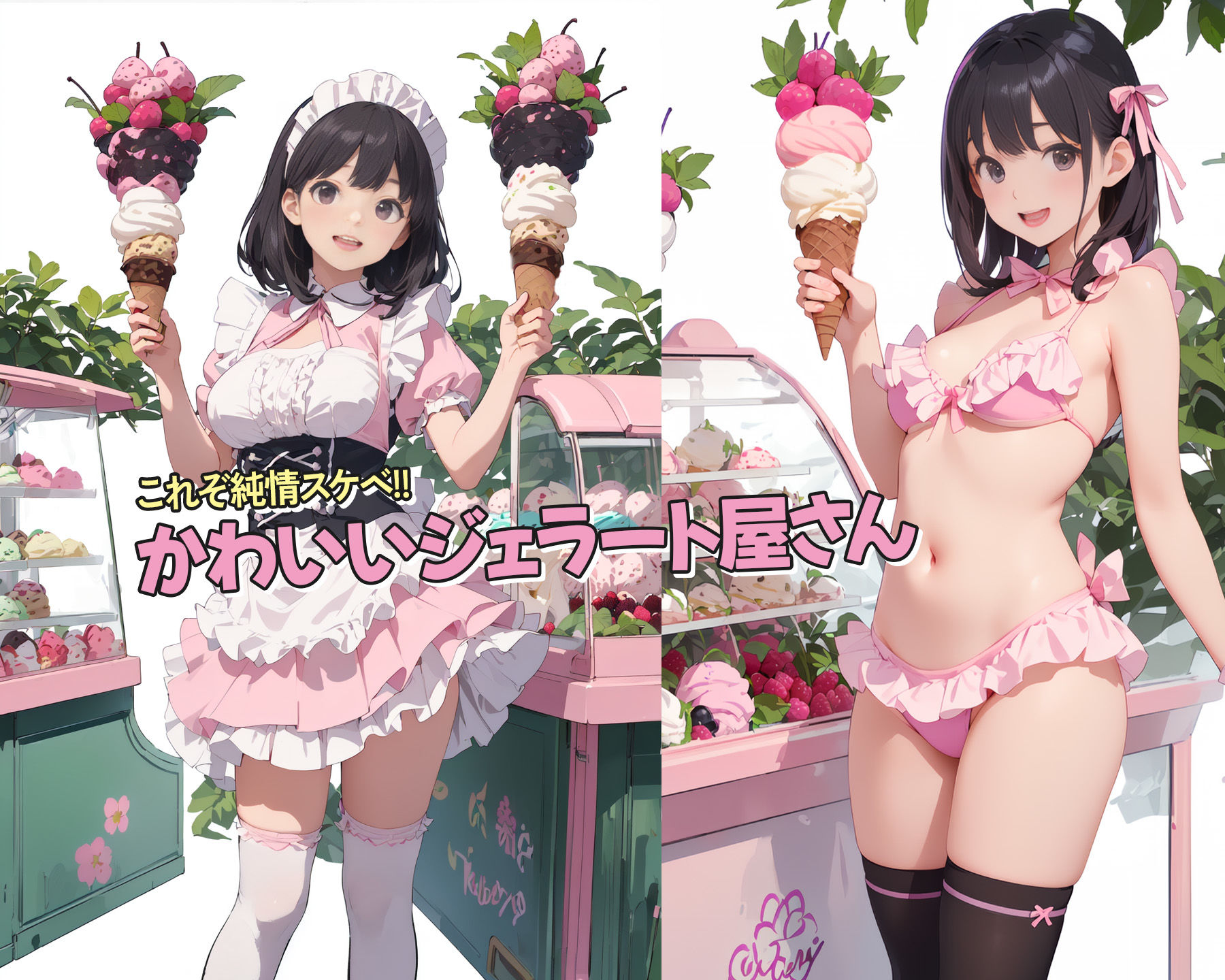 サンプル画像5:ブルマ・ジェラート ＃1(AI都市伝説) [d_469692]