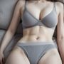グレーランジェリーの魅力 〜下着姿のHな巨乳美女〜Ver.1