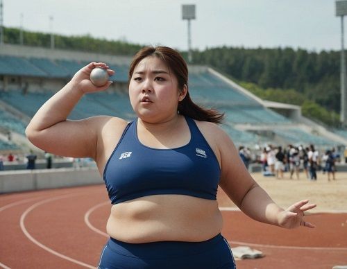 【汗かきスポーツ編】むっちむちなぽっちゃり女子校生ver10_3