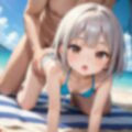 ロリっ子 on the beach 画像2