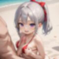 ロリっ子 on the beach 画像6