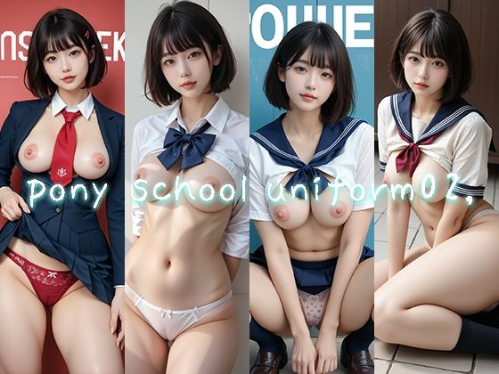 開脚がメインとなっています【ponyschooluniform02，】