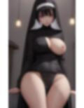 淫乱巨乳若妻シスターが若い神父にエチエチ挑発ポーズ画像集90枚 画像4