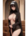 淫乱巨乳若妻シスターが若い神父にエチエチ挑発ポーズ画像集90枚 画像7