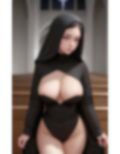 エチエチ淫らな巨乳シスターの挑発的淫乱ポーズ集 画像1