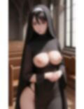 エチエチ淫らな巨乳シスターの挑発的淫乱ポーズ集 画像7
