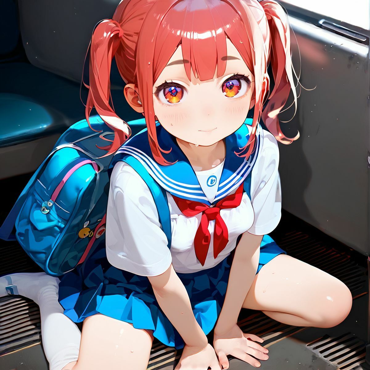 ちっぱい娘、電車痴●に沼る01_7