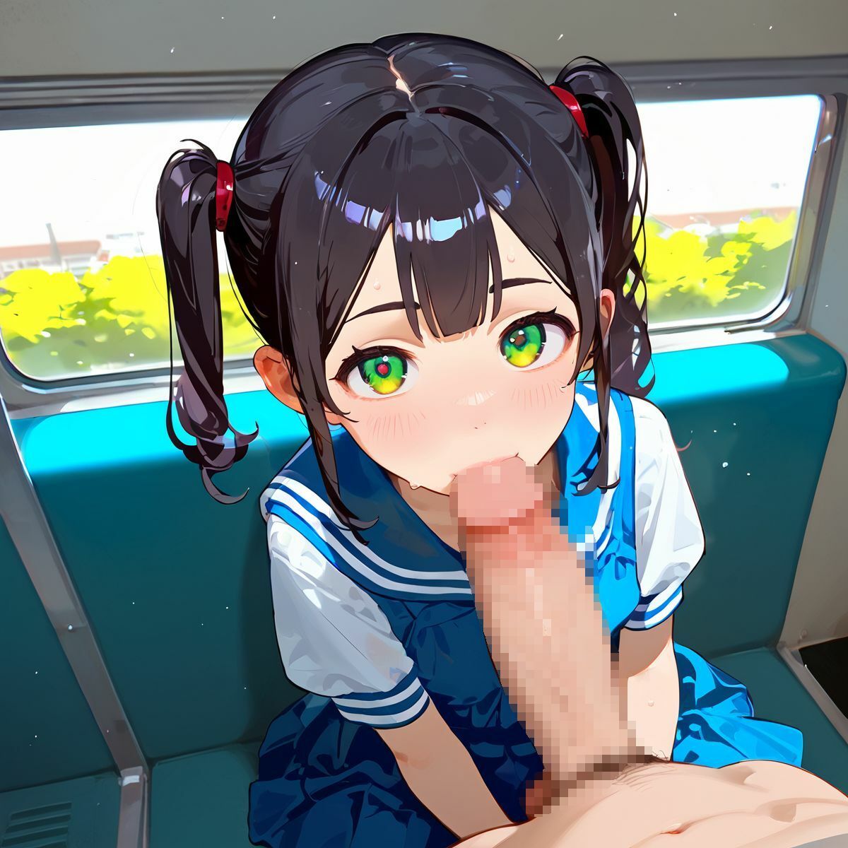 ちっぱい娘、電車●痴に沼る03_7