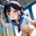 ちっぱい娘、電車●痴に沼る04 画像5