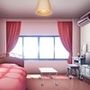 【背景素材】女の子の部屋（6175_bg08）【時間差分あり】
