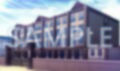 【背景素材】学園 外観（閉門）（6199_bg04a）【時間差分あり】 画像1