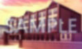 【背景素材】学園 外観（開門）（6199_bg04b）【時間差分あり】 画像2