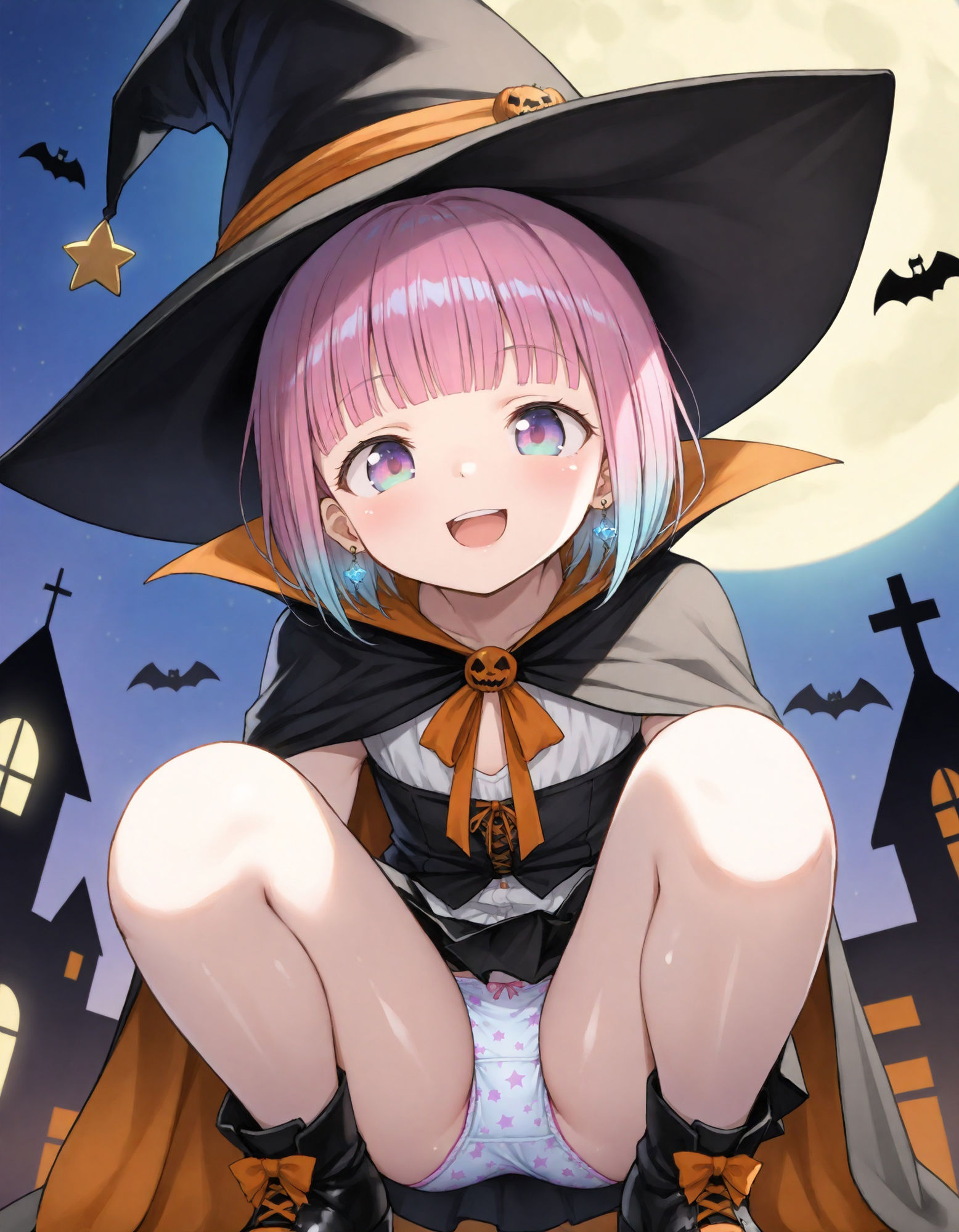 ハロウィンコスプレで〇リパンチラ_4