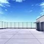 【背景素材】屋上（6199_bg05）【時間差分あり】