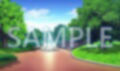 【背景素材】公園（6199_bg10）【時間差分あり】 画像1