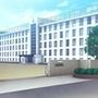 【背景素材】学園 外観（1385_bg04）【時間差分あり】