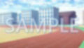 【背景素材】運動場（1385_bg08）【時間差分あり】 画像1