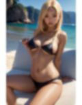【日焼け＆金髪美女】AIグラビア写真集 画像2