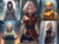 妖術に屈服させられる くノ一 NARUTO CG集 画像7