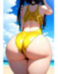 水着少女のお尻2 画像1