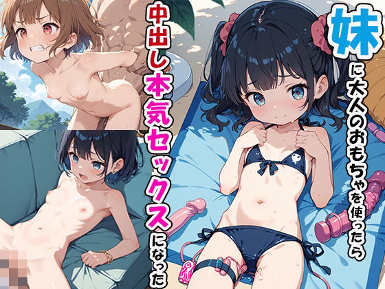 妹に大人のおもちゃを使ったら中出し本気セックスになった