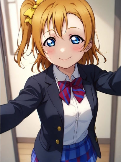 ラブライブの高坂穂乃果から送られてきた自撮り写真 画像1