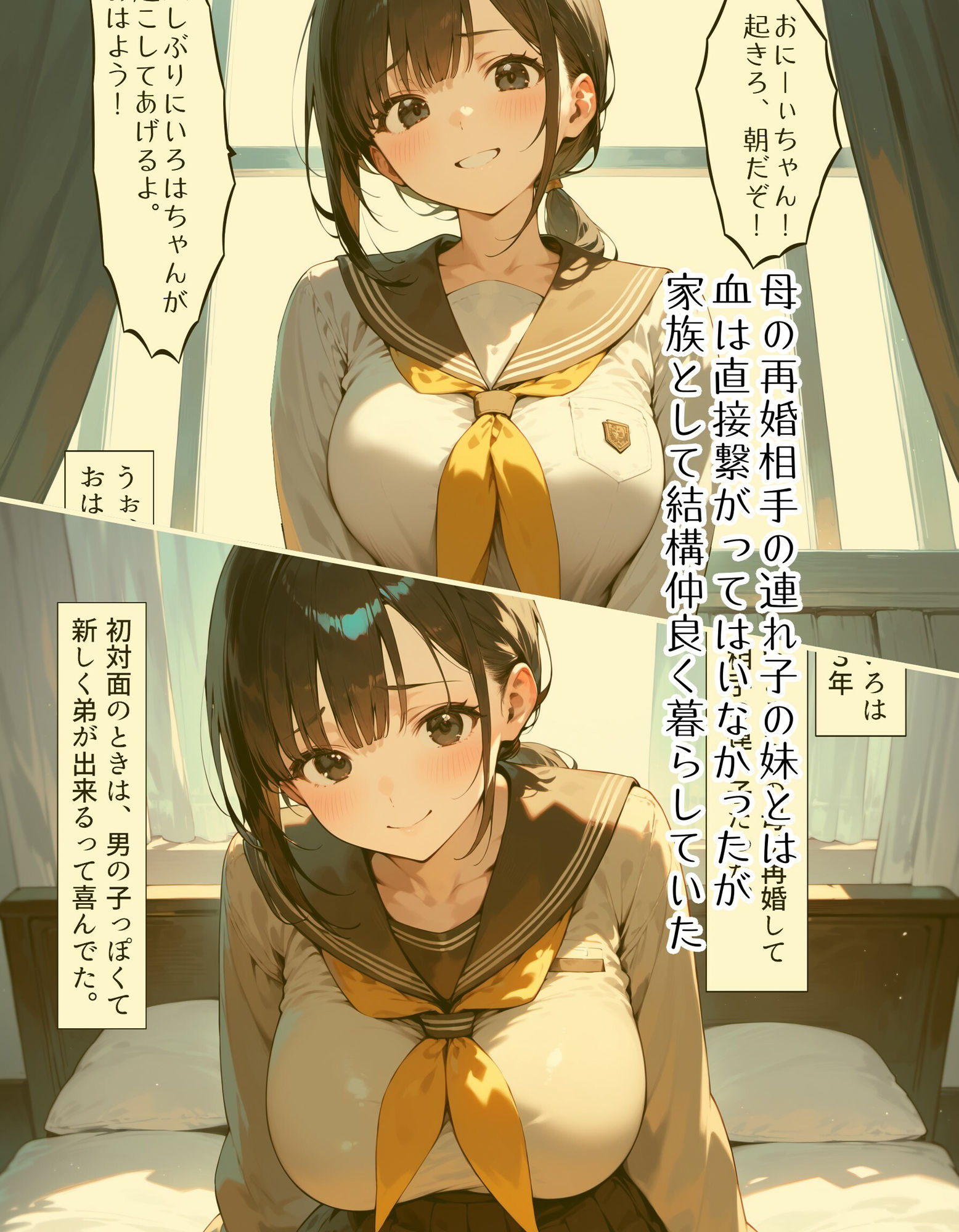 大好きなおにいちゃんと両親不在でラブラブHしちゃう義妹 画像1