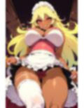 AIグラビアCG集 爆乳ギャルメイド 画像2