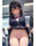 電車でパンティーを見せてくるギャル2 画像3