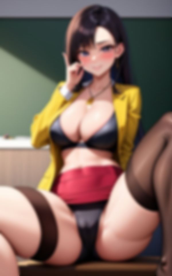 エチエチすぎる淫乱巨乳教師が童貞くんをたっぷり色仕掛け 画像6