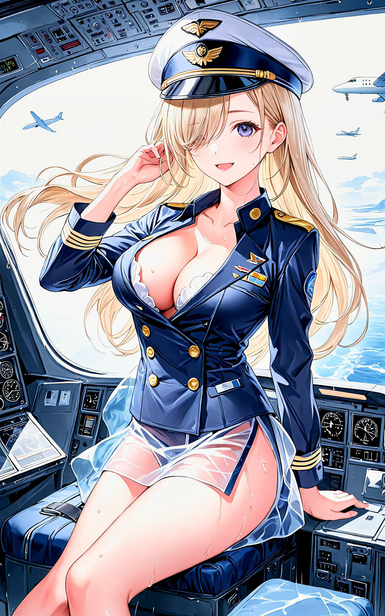 エチエチ機長さん 僕を自由に操縦する機長さんがとってもエッチな件！ vol.1 画像1